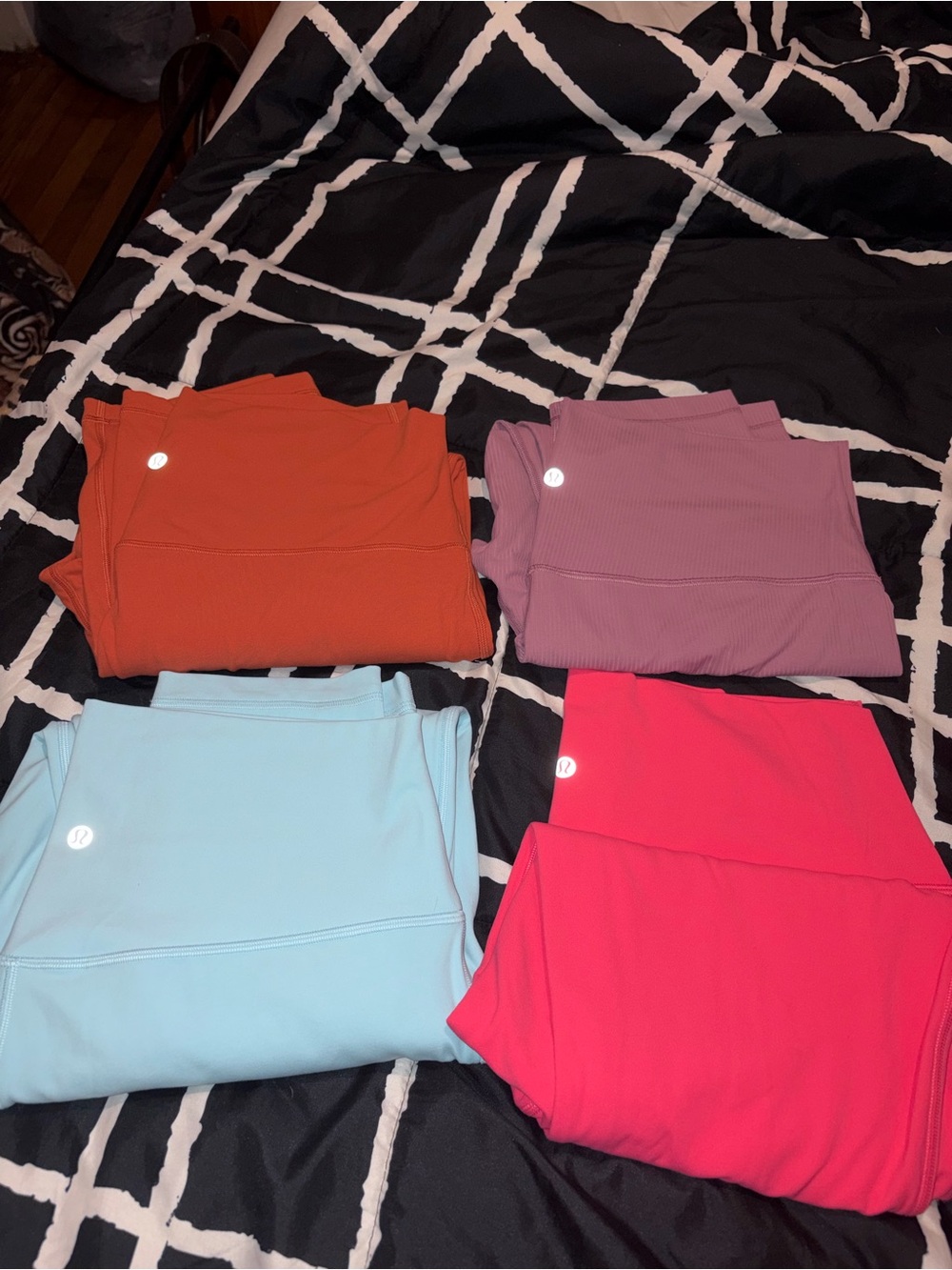 NWOT size 14 Assorted Lululemon Align and ribbed Leggings - 4 Colors